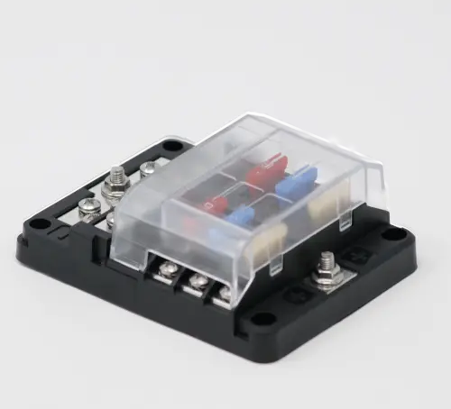 EGIS Mobile RT Fuse Block with 6 Positions, Ground & LED Indicator (Part #8025)