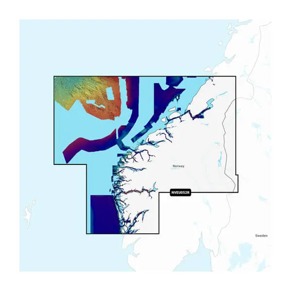 Garmin Carto Norway Sognefjord - Svefjorden Map for Garmin Devices (Part No. 010C125100)