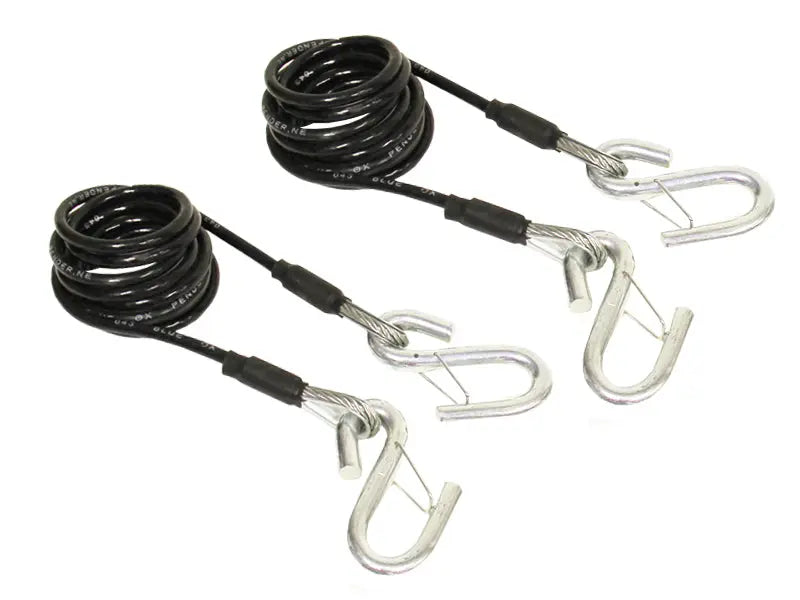 Blue Ox BX88196 Safety Cables Kit with 7,500 lbs Capacity for Towing