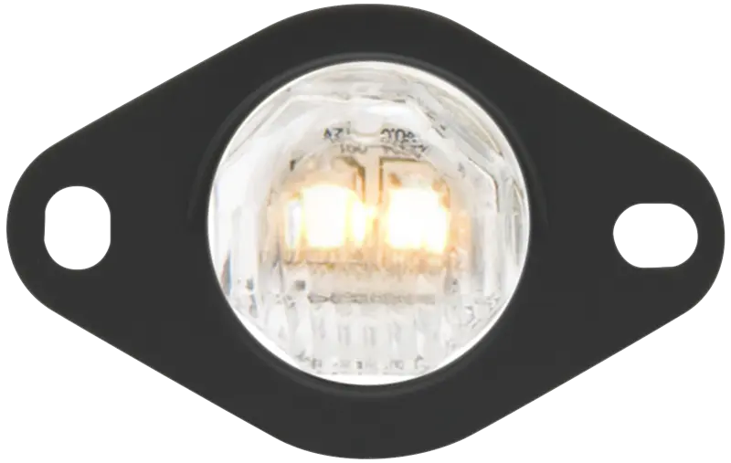Optronics LPL12CKMBP Poly Low-Profile LED Trailer Light with A11BLPB Mounting Bracket