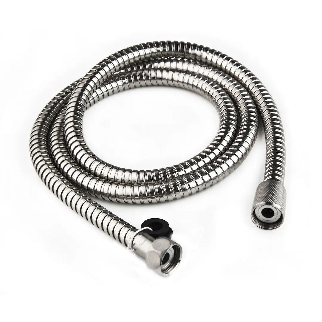 DURA FAUCET DFSA200CP 60' Stainless Steel Shower Hose with Chrome Finish