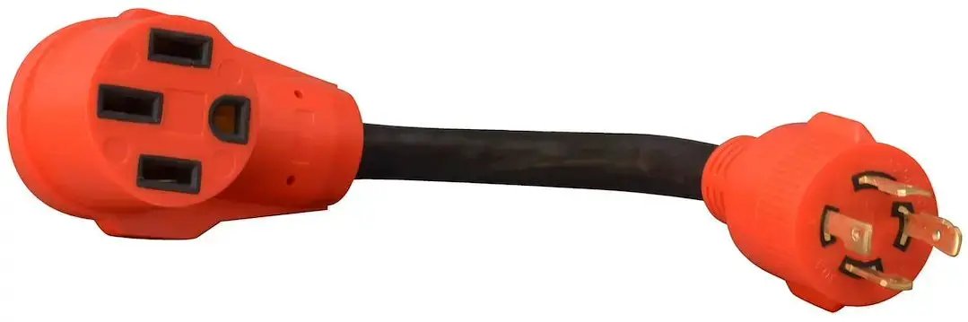 VALTERRA LLC A10G30450V 12' 4-Pole Power Cord – Heavy-Duty Electrical Extension for RVs and Trailers by VALTERRA LLC