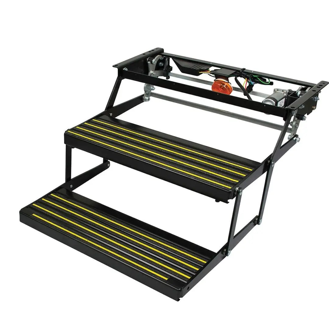 Lippert Components 3725791 2-Step Electric with Control for RVs and Trailers
