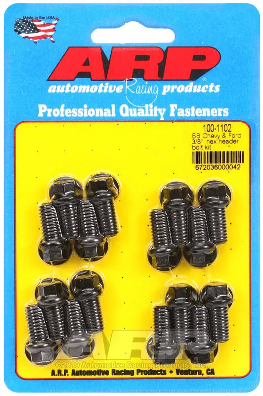 ARP Head Stud & Bolt Set - Part Number 1001102 for High-Performance Engine Assembly