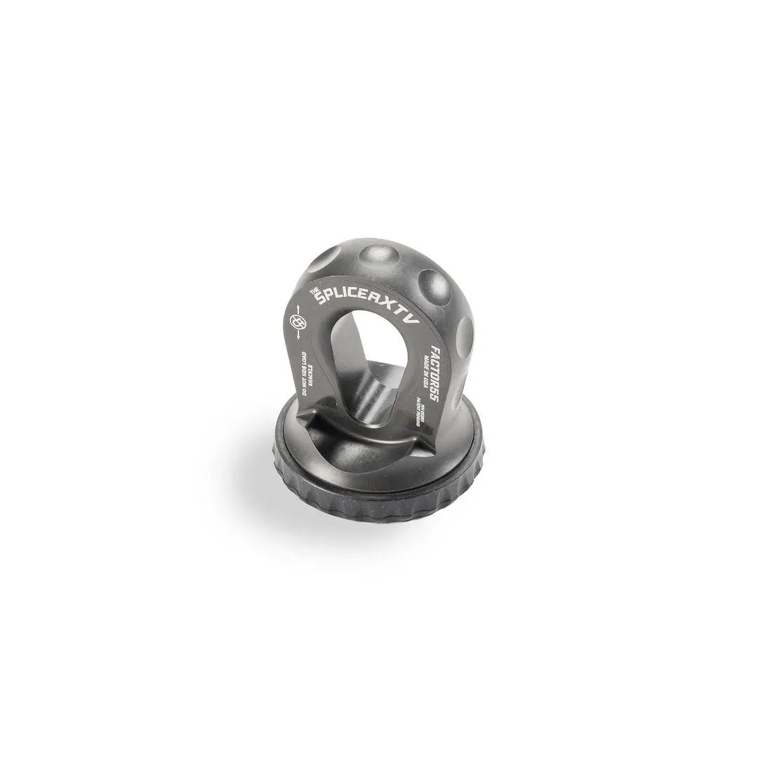 Factor 55 Splicer XTV Gray - Heavy-Duty Winch Hook and Anchor Shackle Adapter