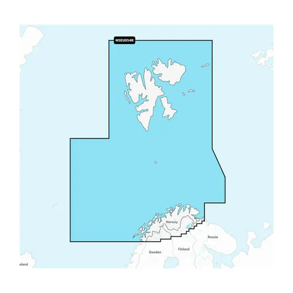Garmin Carto Norway Vestfjorden to Svalbard Map - Part Number 010C125320