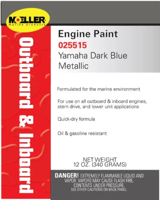 Moeller EP Yamaha Dark Blue Metallic Finish - Part Number 025515