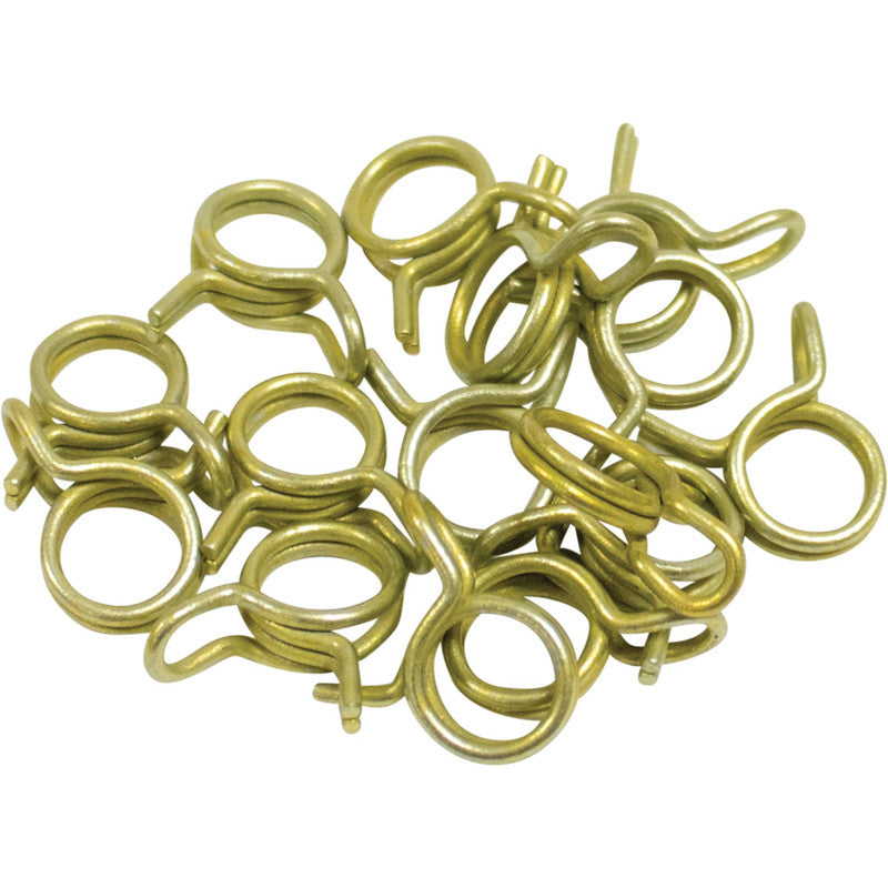 HELIX RACING 3/8 inch Double Wire Hose Clamp - Pack of 15