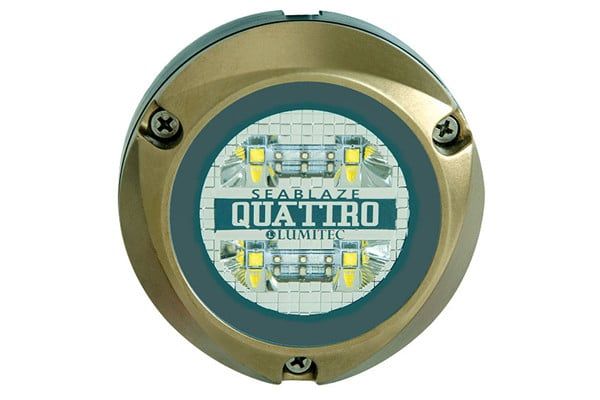 Lumitec Zambezi Quattro Underwater Light, Blue/White, Part Number 101459