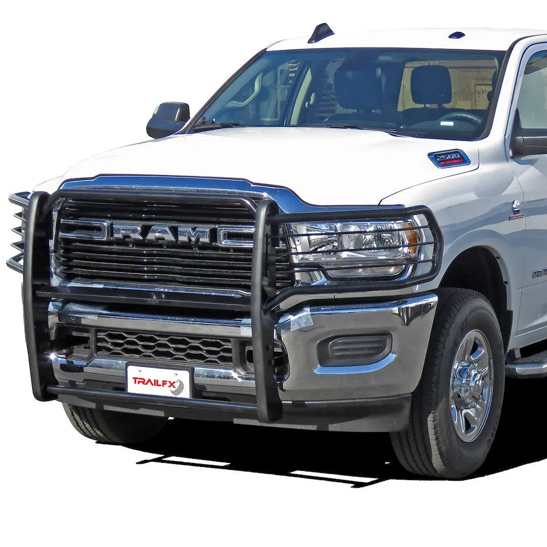 TrailFX Black Grille Guard for 2019-2023 Ram 2500 and 3500 Models - Part E0039B