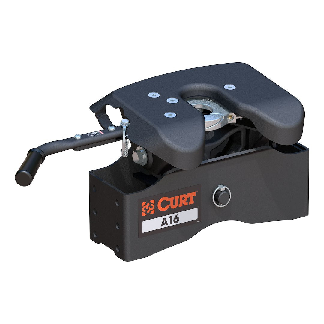 CURT Manufacturing Q16 5th Wheel Hitch Head - Heavy-Duty Trailer Connection