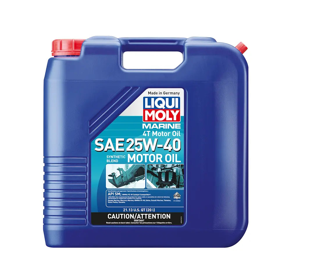 LIQUI MOLY Marine 4T SAE 25W-40 Oil - 20 Liters