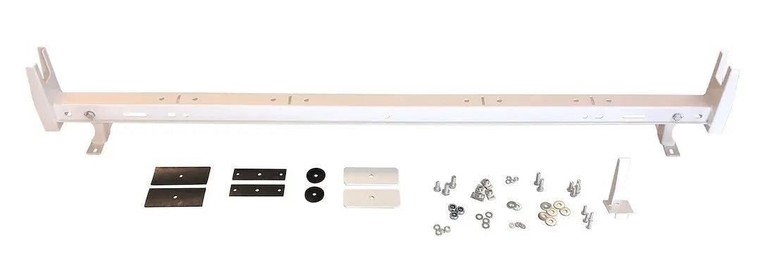 TrailFX Van Rack 1 Bar Non-Rail Mount White FCLR007W for Cargo Vehicles