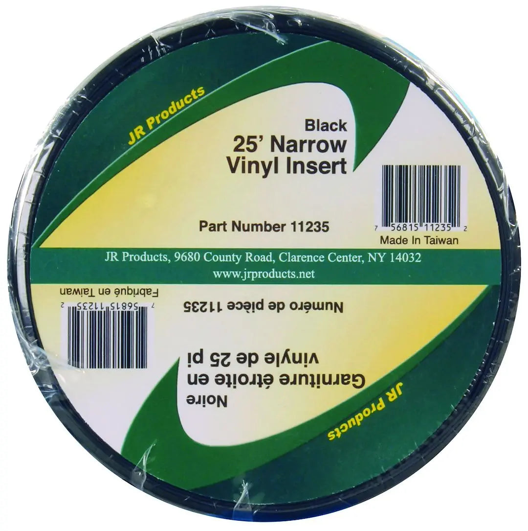 JR Products 11235 25' Nar Vinyl I0ert Black