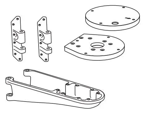 Seaview SM14A Mast Mount for FB150/250 Satellite Phone
