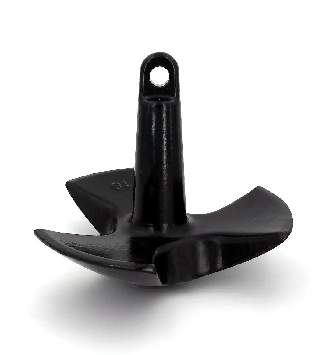Greenfield 30 lb. River Anchor in Black – Heavy-Duty Marine Anchor for Secure Mooring