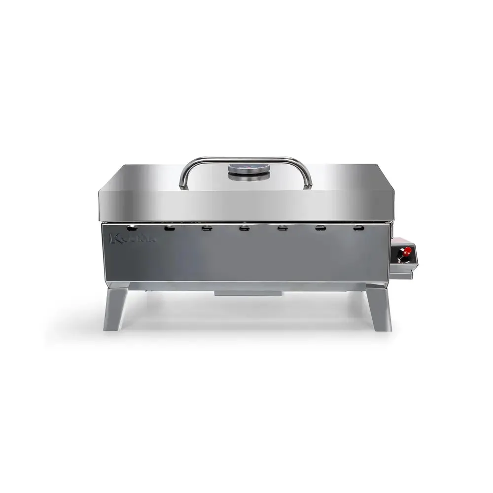 Camco Marine Grill-Stow N Go 160 with Thermostat – Compact Gas Grill for Marine Use by CAMCO MARINE