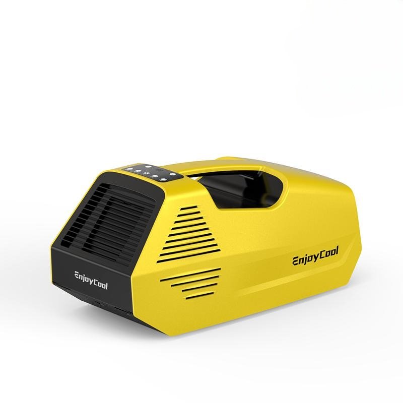 Enjoy Cool LFLACYELLO 2380 BTU Portable Air Conditioner with Yellow Finish