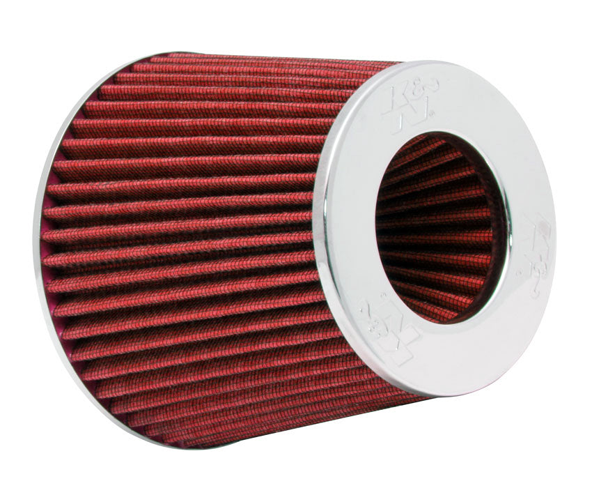 K&N FILTER Universal Chrome Filter RG1001RD for Enhanced Airflow and Style