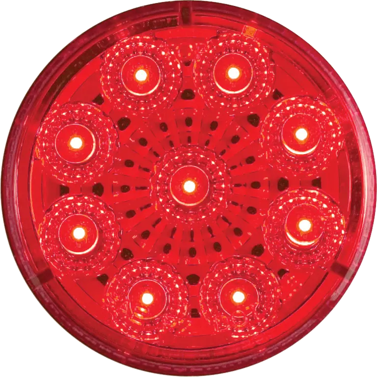 Optronics MCL50RB Red LED Miroflex 2' Round with 9 Diodes