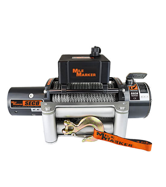 MileMarker 12V Winch 4.8 HP Series - Heavy-Duty Off-Road Recovery Winch