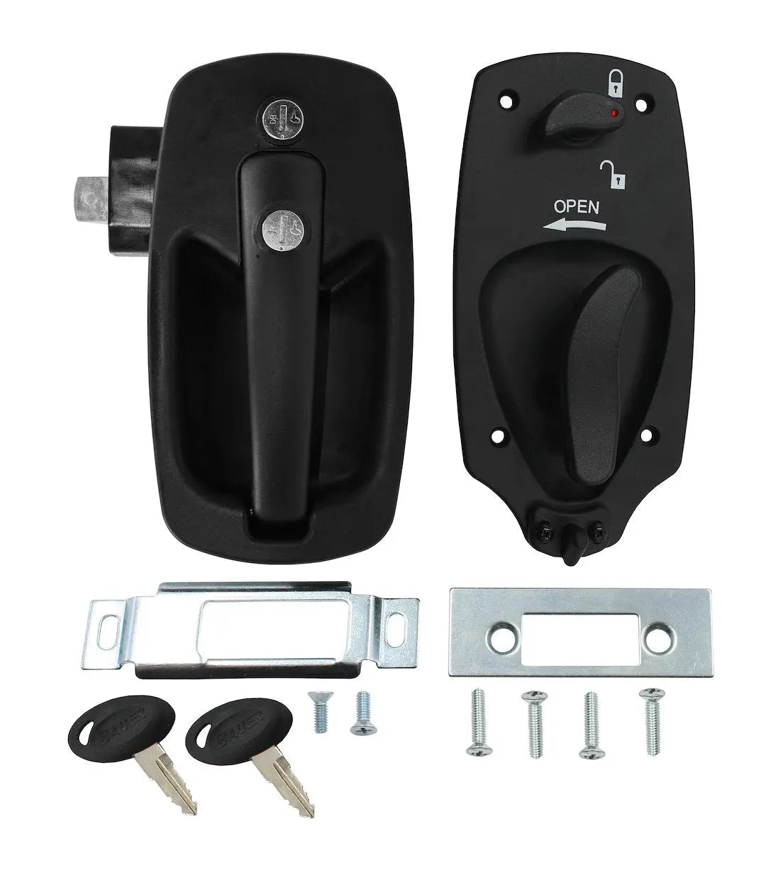 AP Products Bauer Euro Lock in Black - Part #013536