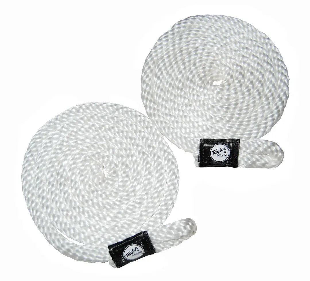 Taylor Made 11311 3/8-Inch x 72-Foot Braid Rope Pair - Durable White Marine Rope