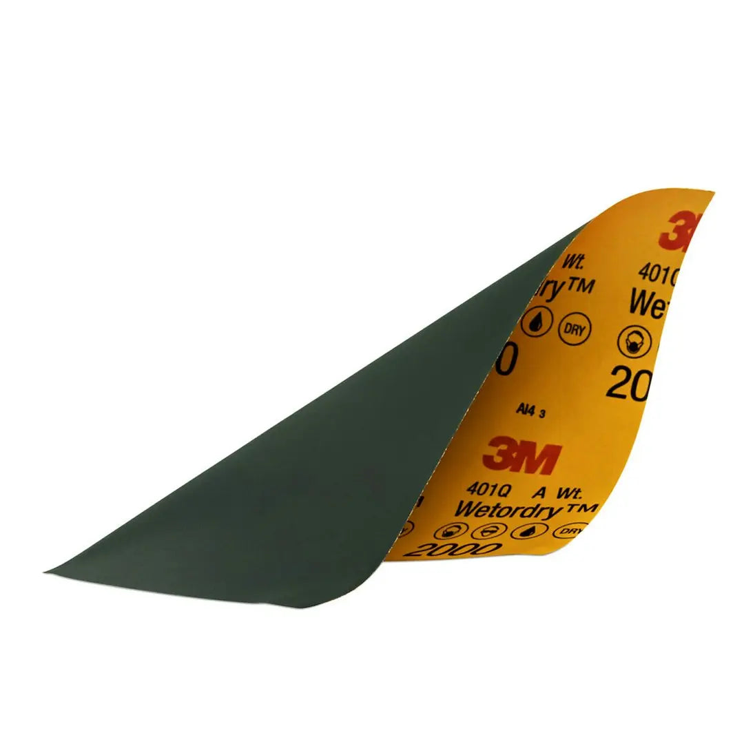 3M Wetordry Sheet 9x11 Inches, 2000 Grit – Fine Grinding and Surface Preparation