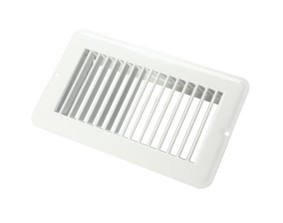 JR Products 4 x 8 Floor Register, White - Model 0228945