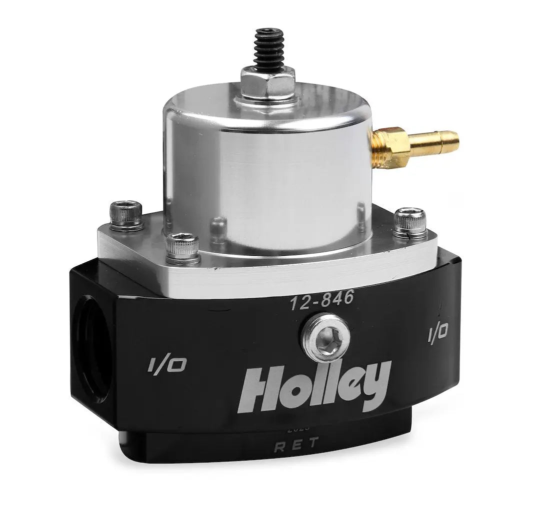Holley Billet Fuel Pressure Regulator Adjustable 15-65 PSI Part Number 12846