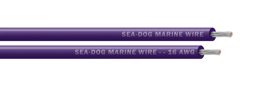 Sea Dog 16 AWG Purple Primary Wire, 100 Feet - Durable Marine Power Cable