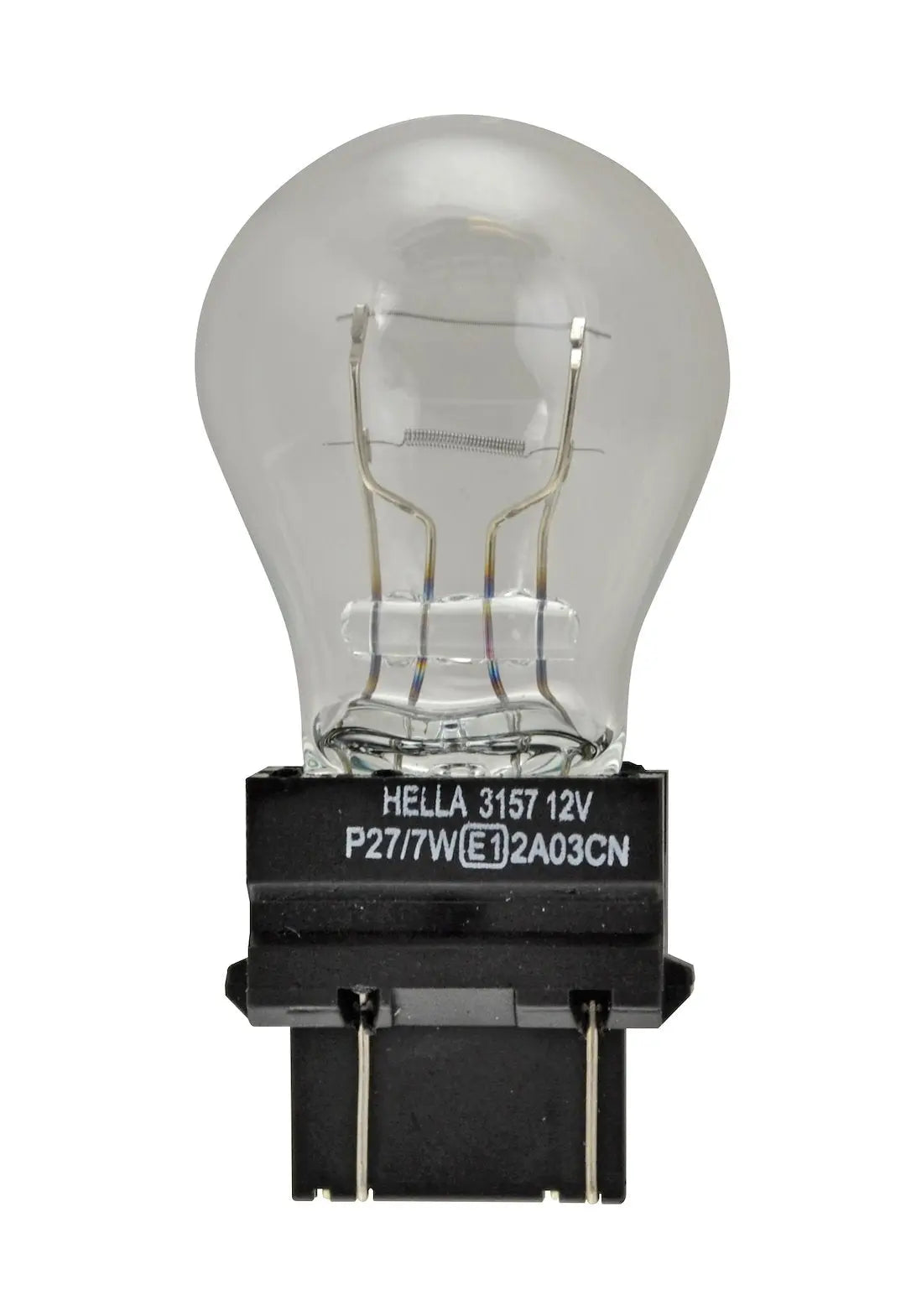 HELLA 3157 12V 27/7W W3X16Q S8 Dual Filament Bulb for Automotive Lighting