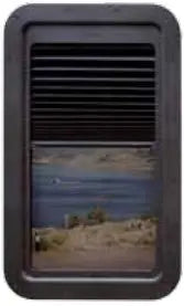 AP Products Thin Shade Complete Unit in Black - Part Number 015201512