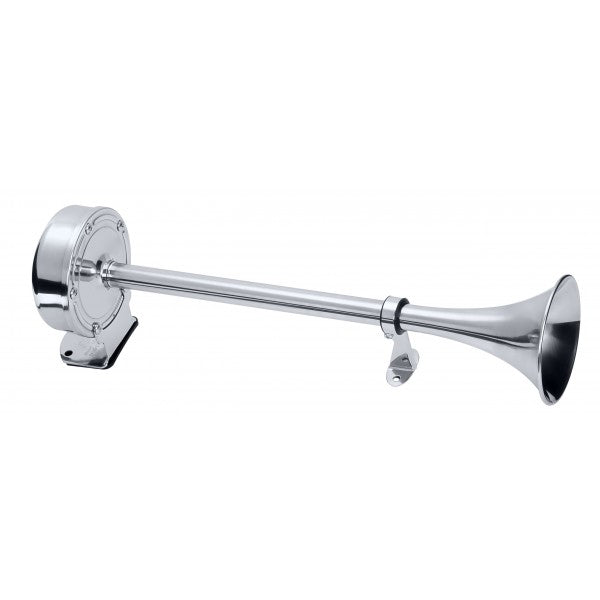 SCHMITT/ONGA Deluxe Single Trumpet Horn 12V - Reliable Vehicle Audio Alert