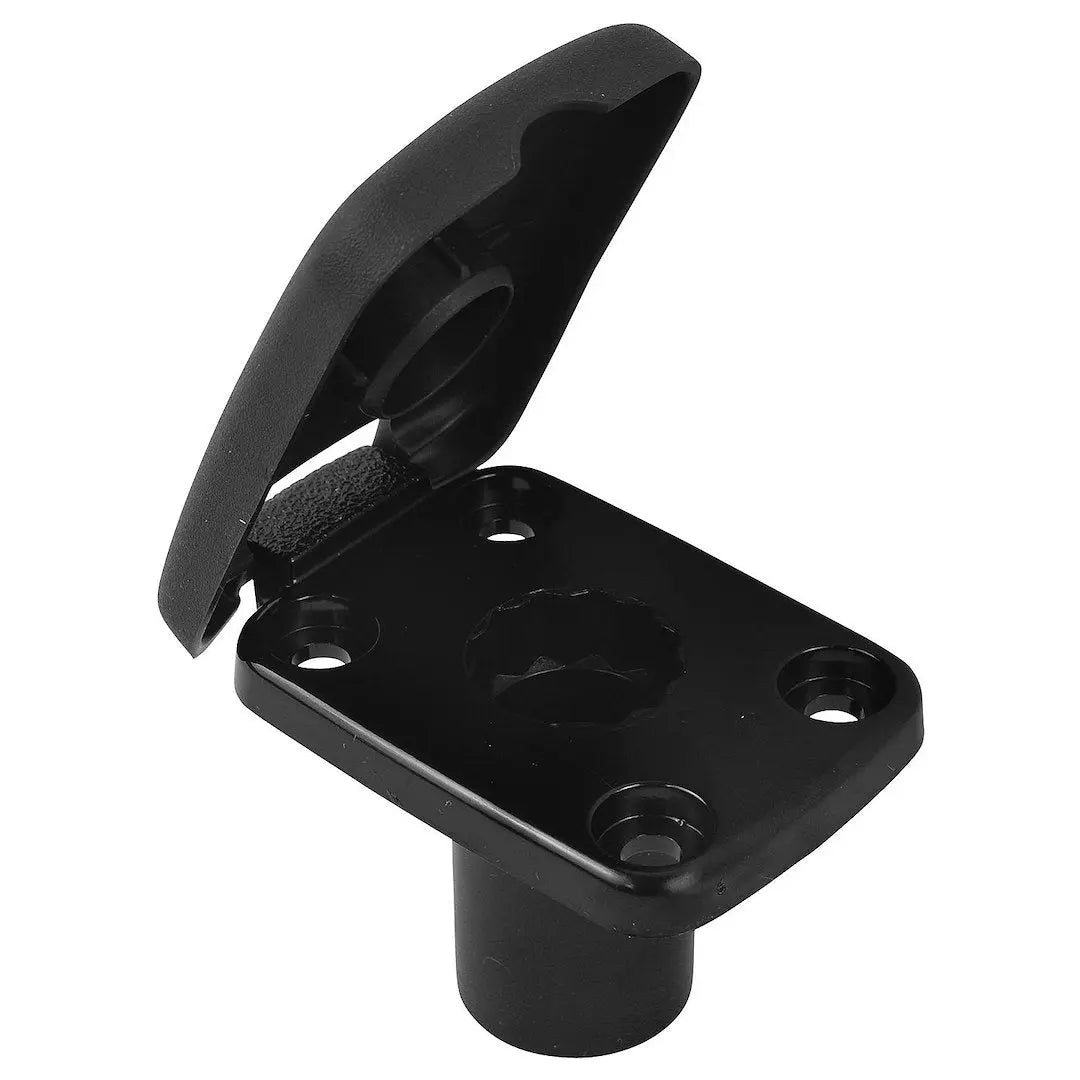 Attwood Mari Flush Mount with Cover in Black, Part Number 50227