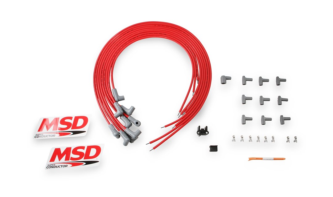 MSD Co. 31229 Supressor Ignition Wire Set for 8-Cylinder Engines