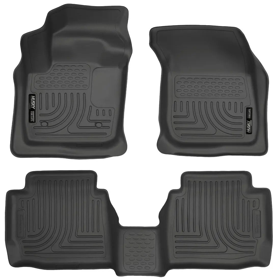 Huskyliner W.B. 4-Piece Fusion Black Floor Mat Set for 2013 Vehicles, Part #99751