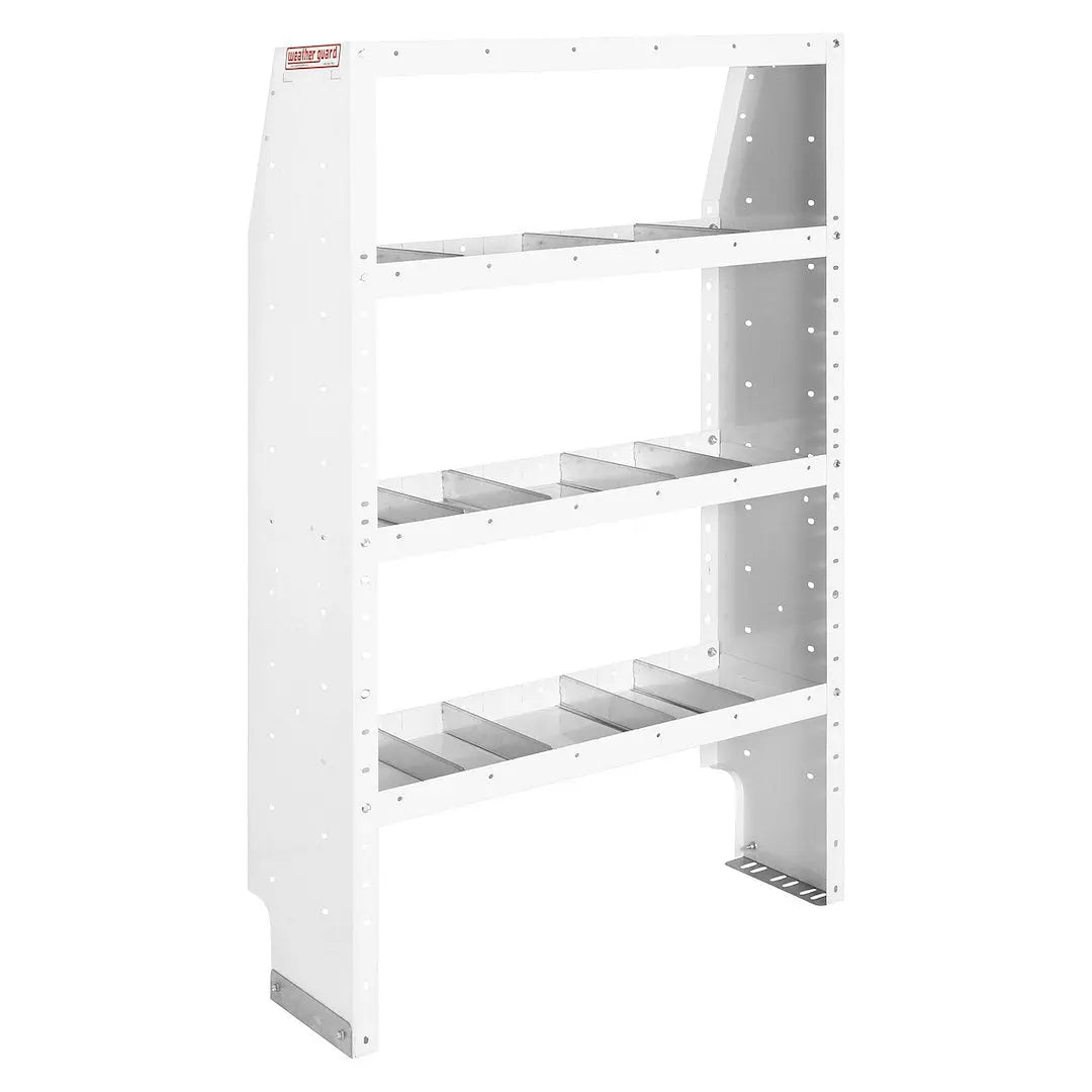 WeatherGuard Adjustable 4-Shelf Utility Cart 36x60x13.5 Inches, Heavy Duty Storage Solution
