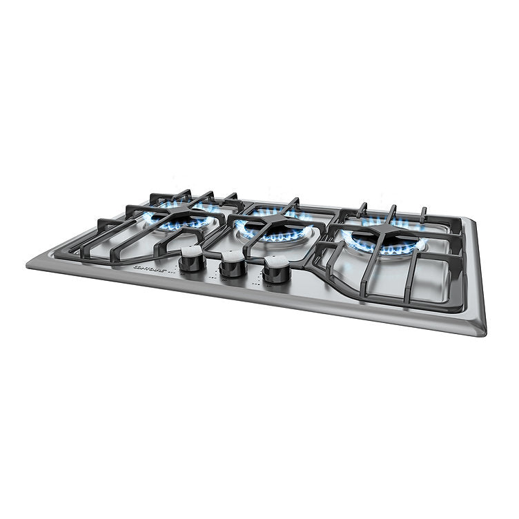 NAT.QUALITY AG300S Deluxe 3-Burner Built-In Gas Cooktop