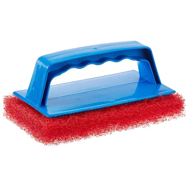 Star Brite Medium Red Scrub Pad with Handle (Part #040130)