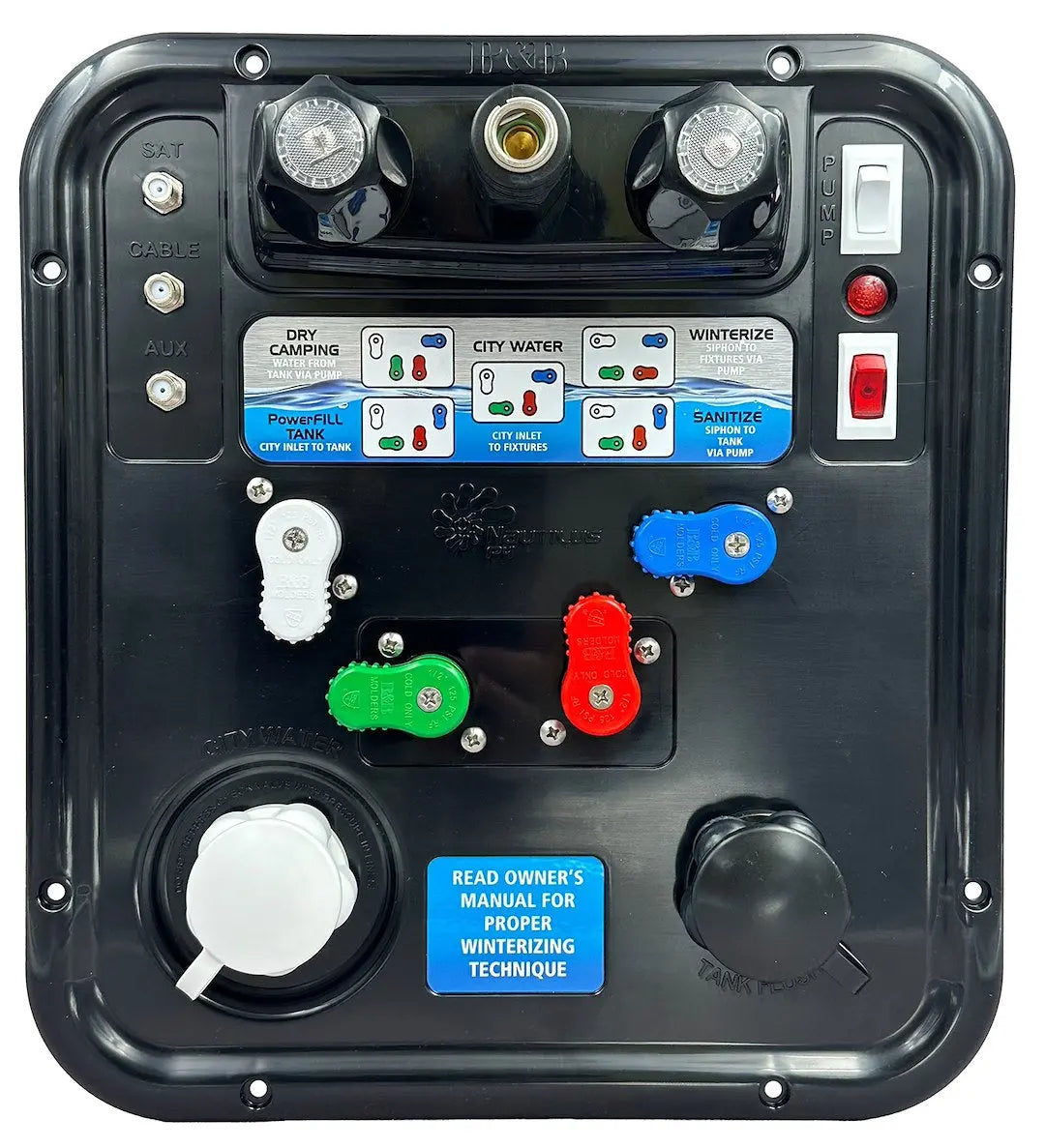 B&B MOLDERS Nautilus P4 H2O System - High-Performance Water Management Solution