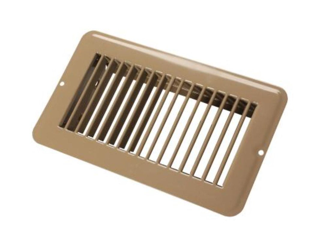JR Products 0228955 4 x 8 Floor Register in Metal Bronze Finish