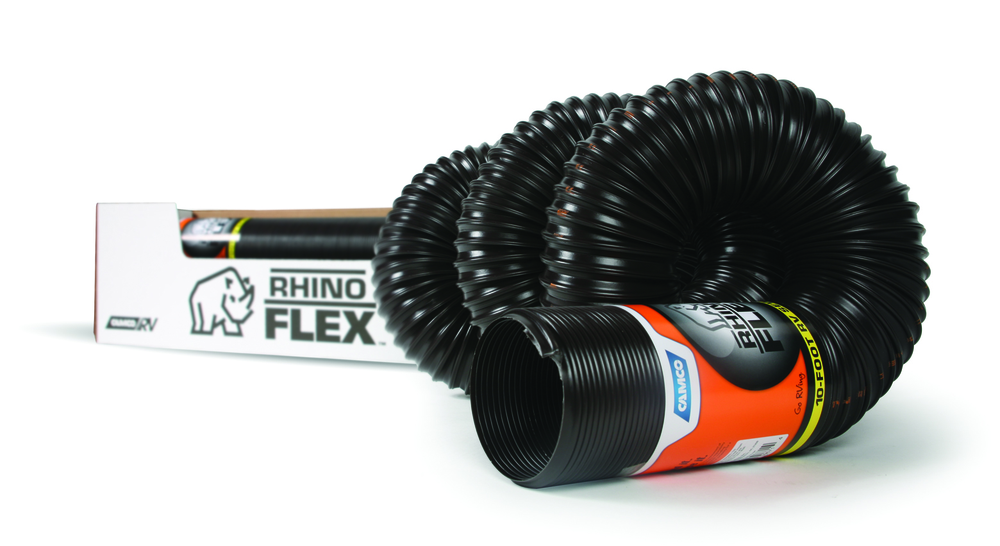 Camco Rhino Flex 10' Sewer Hose - Durable RV Waste Management Solution