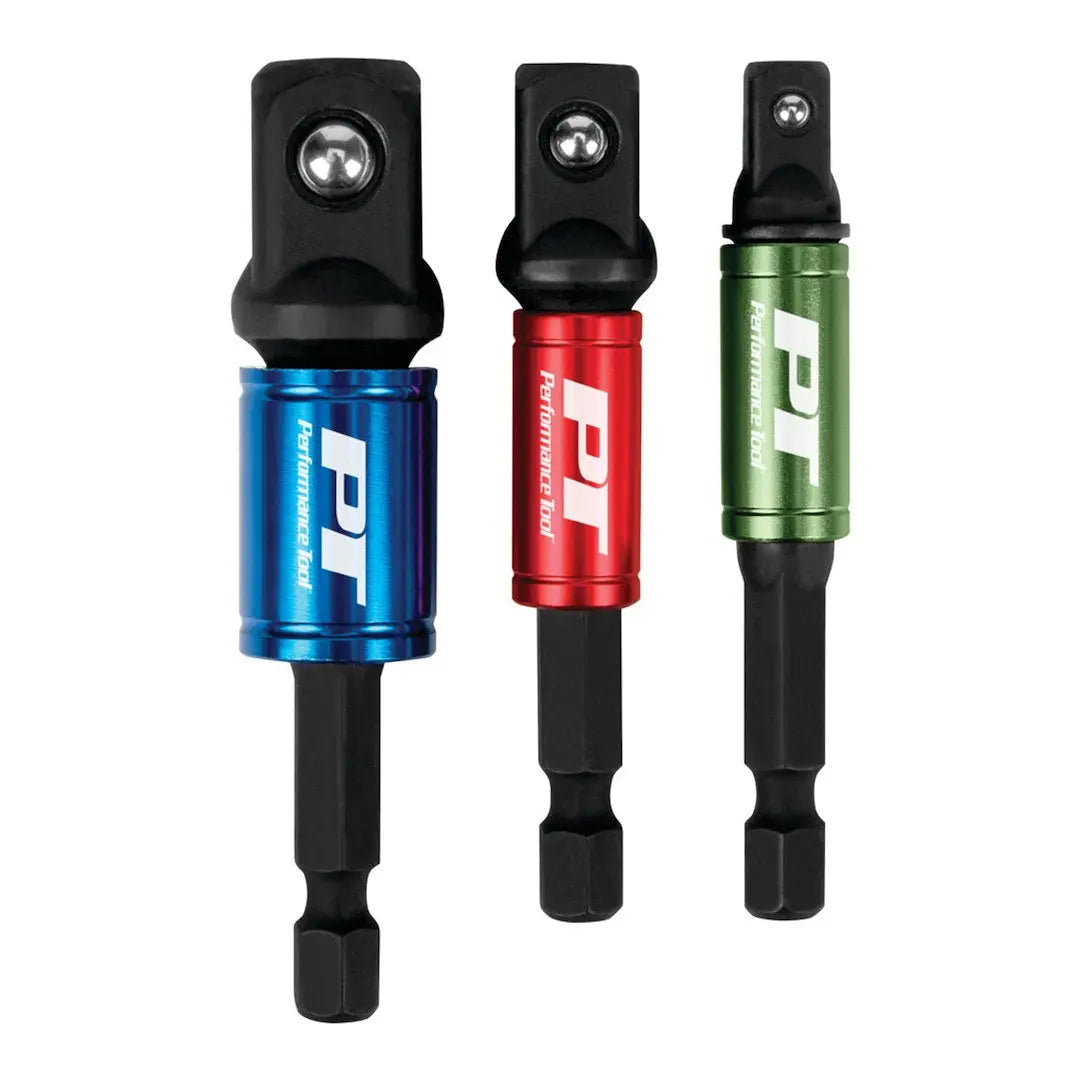 Perform Tool W9035 3-Piece 2-1/2-Inch Socket Adapter Set for Automotive and Industrial Use