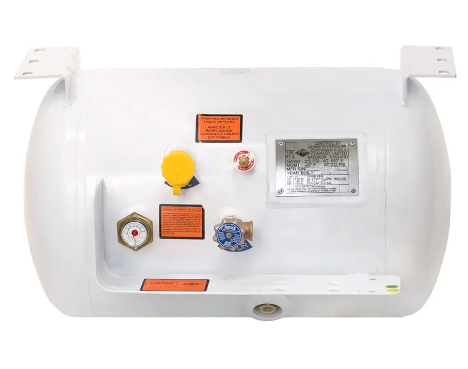 Flame King YSN203 20.3 Gallon RV ASME Vapor Cylinder for Propane Storage
