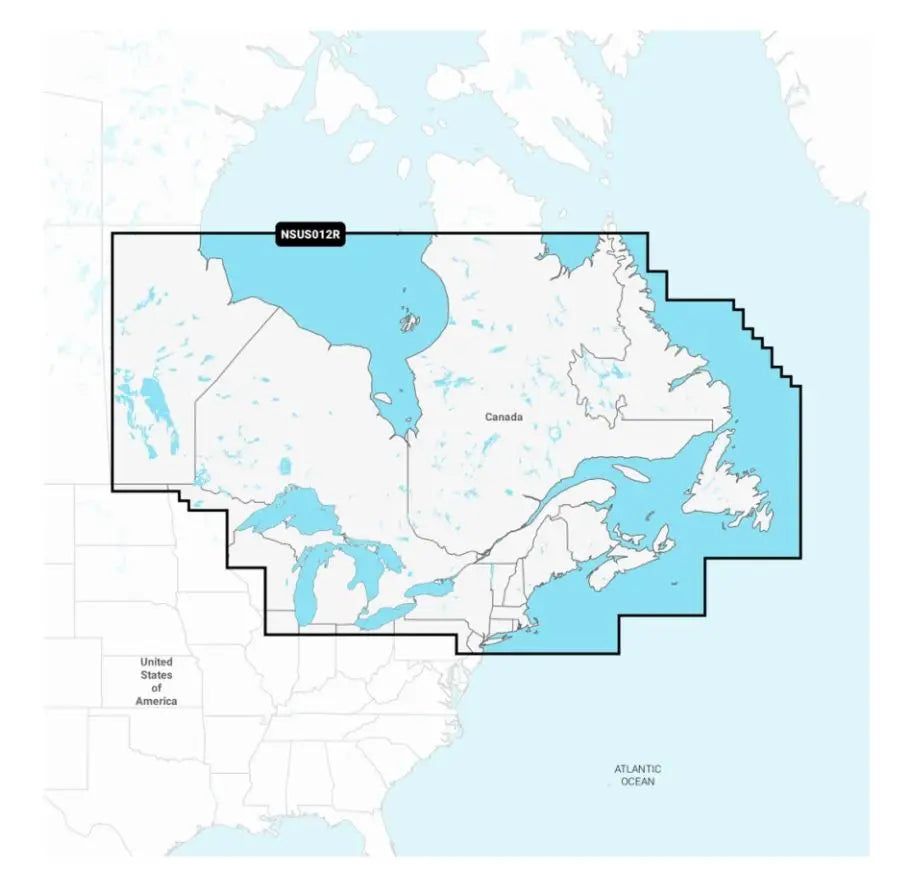 Garmin Navionics+ Canada East & Great Lakes - Part Number 010C148420