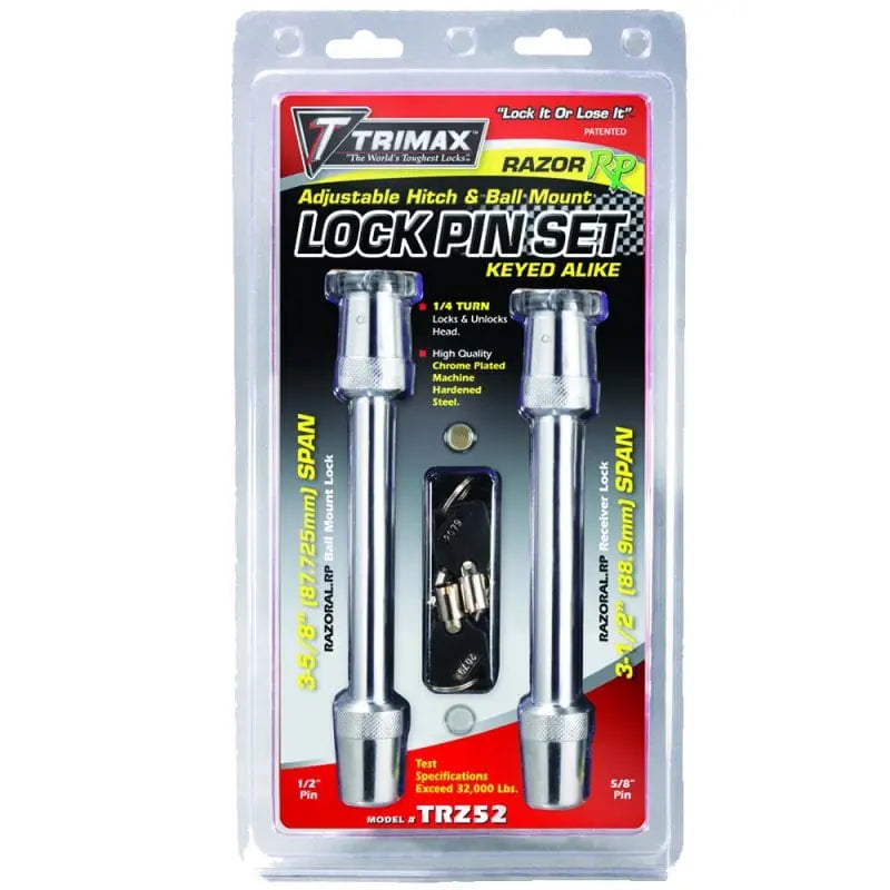 TRIMAX Razor RP Keyed Locking System - Model TRZ52 for Enhanced Security