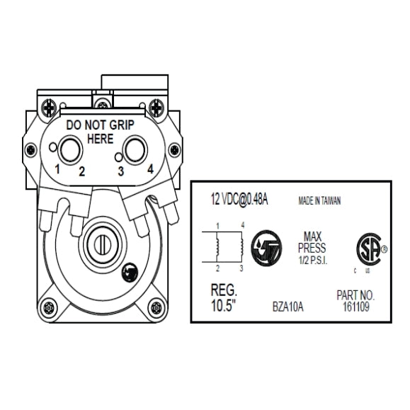 Suburban Manufacturing Solenoid Kit (Part #521075)