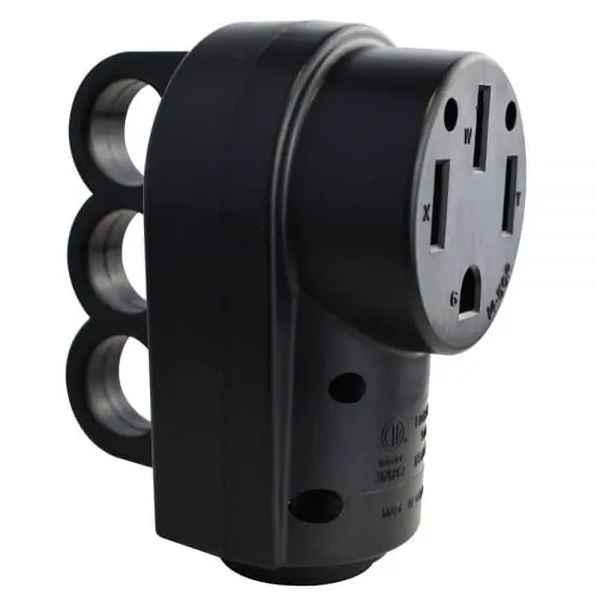Hughes Auto Universal 50A Socket - Heavy Duty Electrical Connector