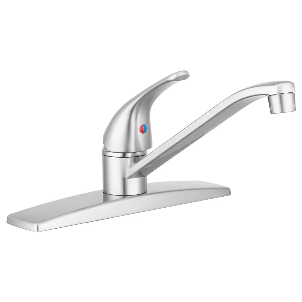 DURA FAUCET DFNMK600SN Single Lever RV Kitchen Faucet - Brushed Nickel Finish